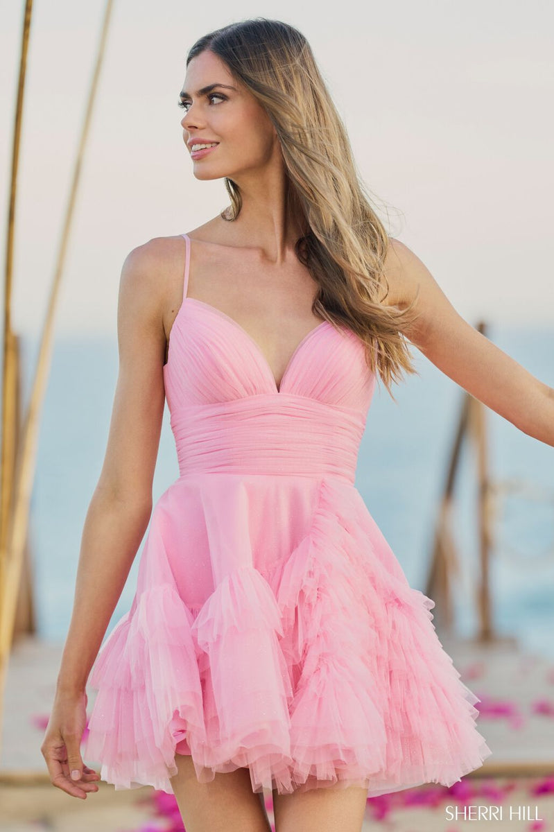 Sherri Hill 55818 Prom Dress - Hot Pink | NewYorkDress Sherri Hill 55818 Prom Dress - Hot Pink | NewYorkDress