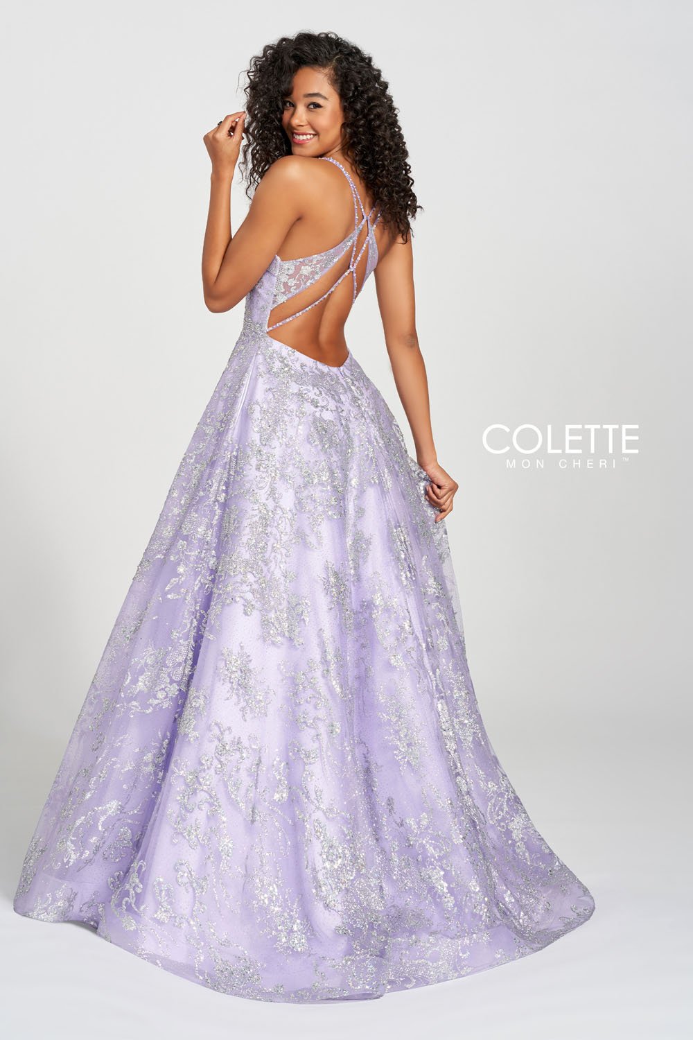 Colette CL12201 Violet Silver prom dresses.  Violet Silver prom dresses image by Colette.