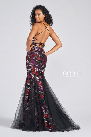 Colette CL12250 Black Multi prom dresses.  Black Multi prom dresses image by Colette.