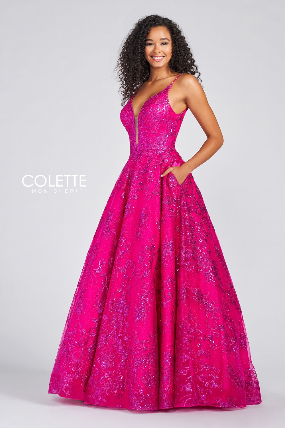 Colette CL12259 Magenta prom dresses.  Magenta prom dresses image by Colette.