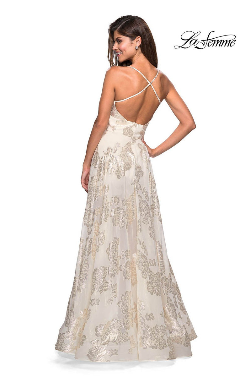 simple wedding dresses ivory Simple Ivory Wedding Dress Spaghetti Strap Bridal Dress With Pockets ARD2122