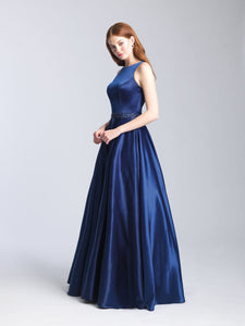 Madison James 20-305 dress images in these colors: Navy, Burgundy, Purple.