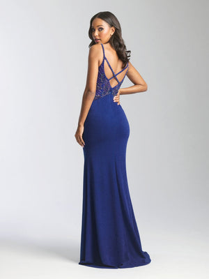 Madison James 20-370 dress images in these colors: Dusty Rose, Royal, Navy.