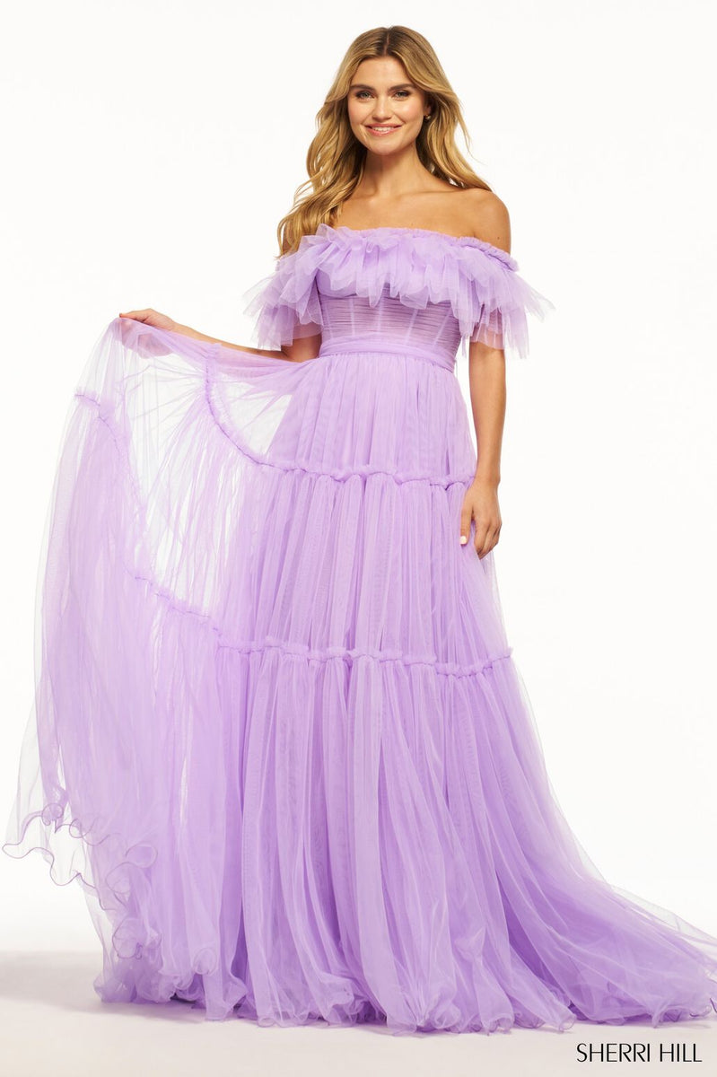 strapless open back dress Sherri Hill 56068 Dress | Sherri Hill Dresses
