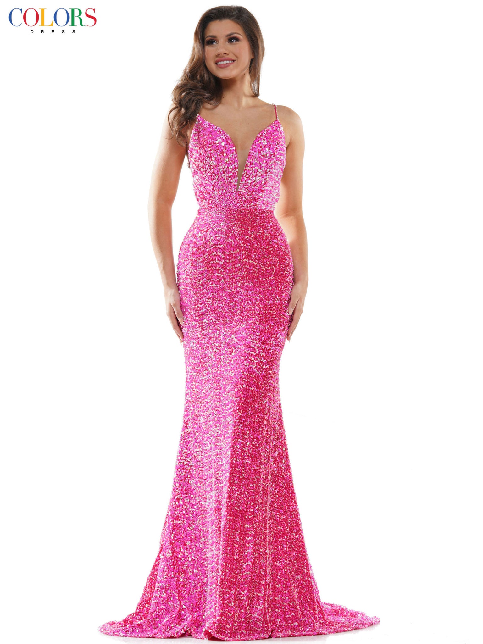 Stunning Sequins by Colors Dress