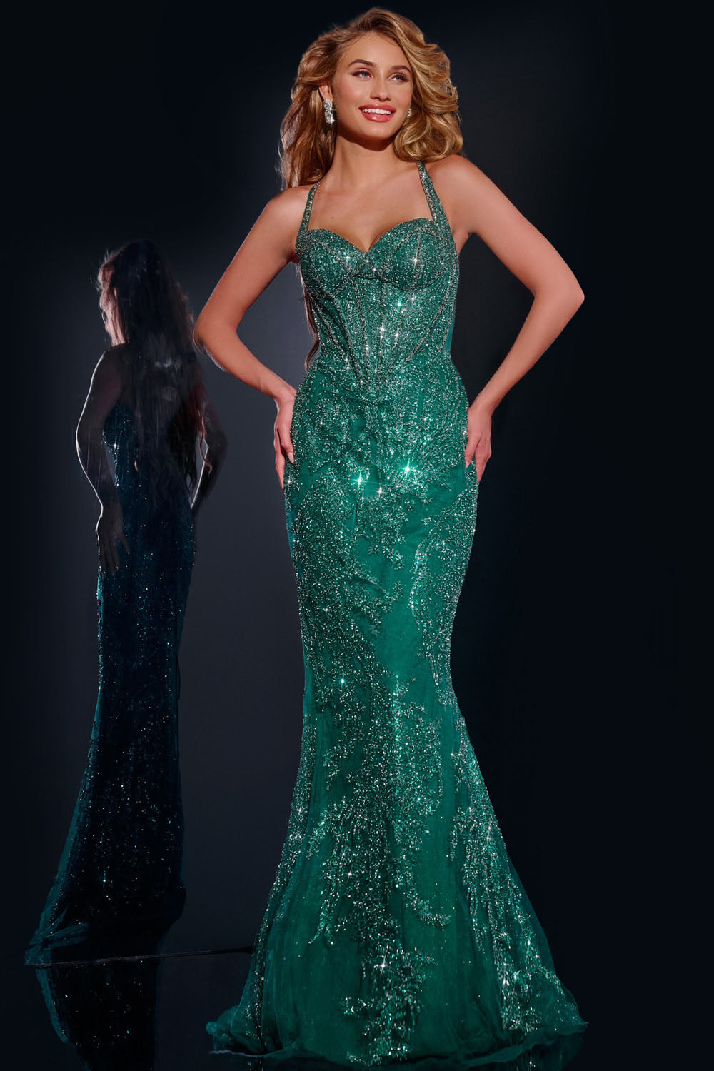 Jovani 40470 Prom Dress - Dark Blue | NewYorkDress Jovani 40470 Prom Dress - Dark Blue | NewYorkDress