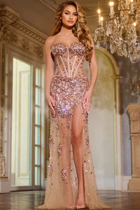 Jovani Style 42779 prom dress images.  Jovani 42779 colors are: Nude.