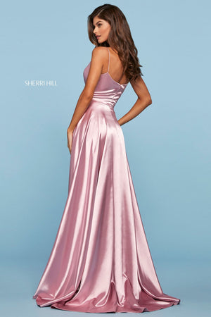 Sherri Hill 53299 dress images in these colors: Gold, Black, Lilac, Ivory, Red, Gunmetal, Emerald, Yellow, Royal, Mocha, Wine, Teal, Aqua, Coral, Rose, Navy, Light Blue.