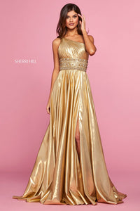 Sherri Hill 53305 dress images in these colors: Gold.