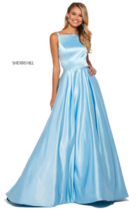 Sherri Hill 53316 dress images in these colors: Candy Pink, Ivory, Lilac, Emerald, Blush, Light Blue, Royal, Red.