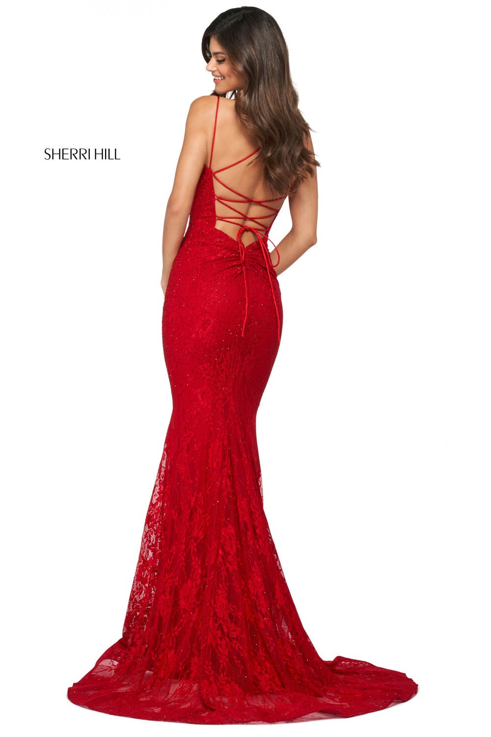 Sherri Hill 53364 dress images in these colors: Pink, Navy, Royal, Red, Ivory, Black, Aqua.