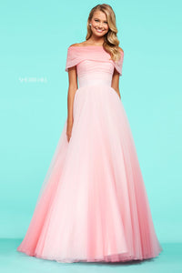 Sherri Hill 53438 dress images in these colors: Light Green Ombre, Light Blue Ombre, Light Pink Ombre.