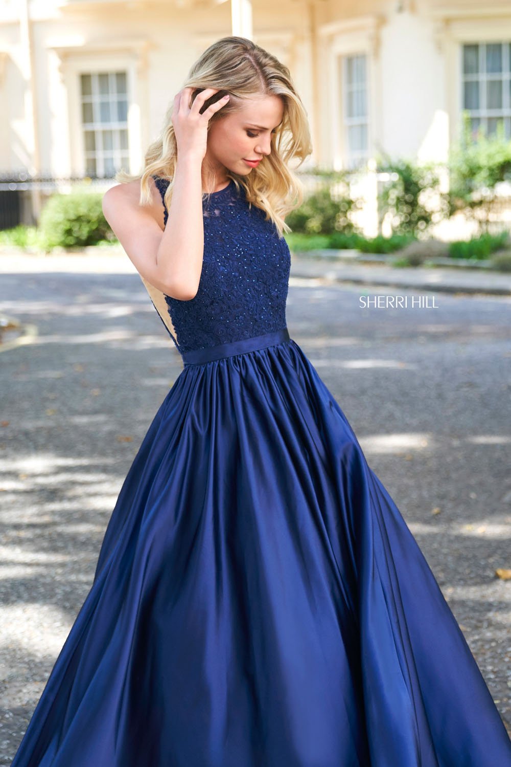 Sherri Hill 53573 Prom Dress - Navy | NewYorkDress Sherri Hill 53573 Prom Dress - Navy | NewYorkDress