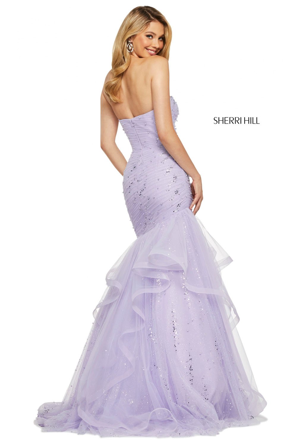 sherri hill purple prom dress Sherri Hill 53580