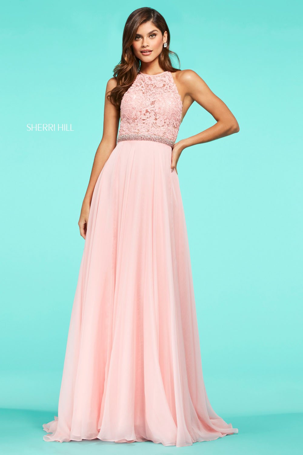 Sherri Hill 53626 Prom Dress - Aqua | NewYorkDress Sherri Hill 53626 Prom Dress - Aqua | NewYorkDress