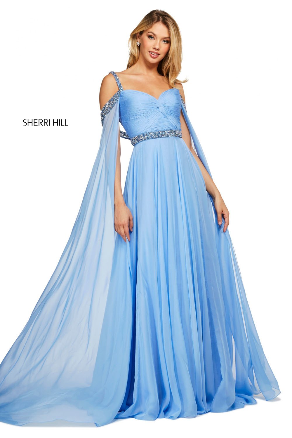 Sherri Hill 53630 dress images in these colors: Aqua, Dreamcicle, Yellow, Navy, Ivory, Light Blue, Periwinkle, Blush, Black, Candy Pink, Red, Hot Pink, Jade.