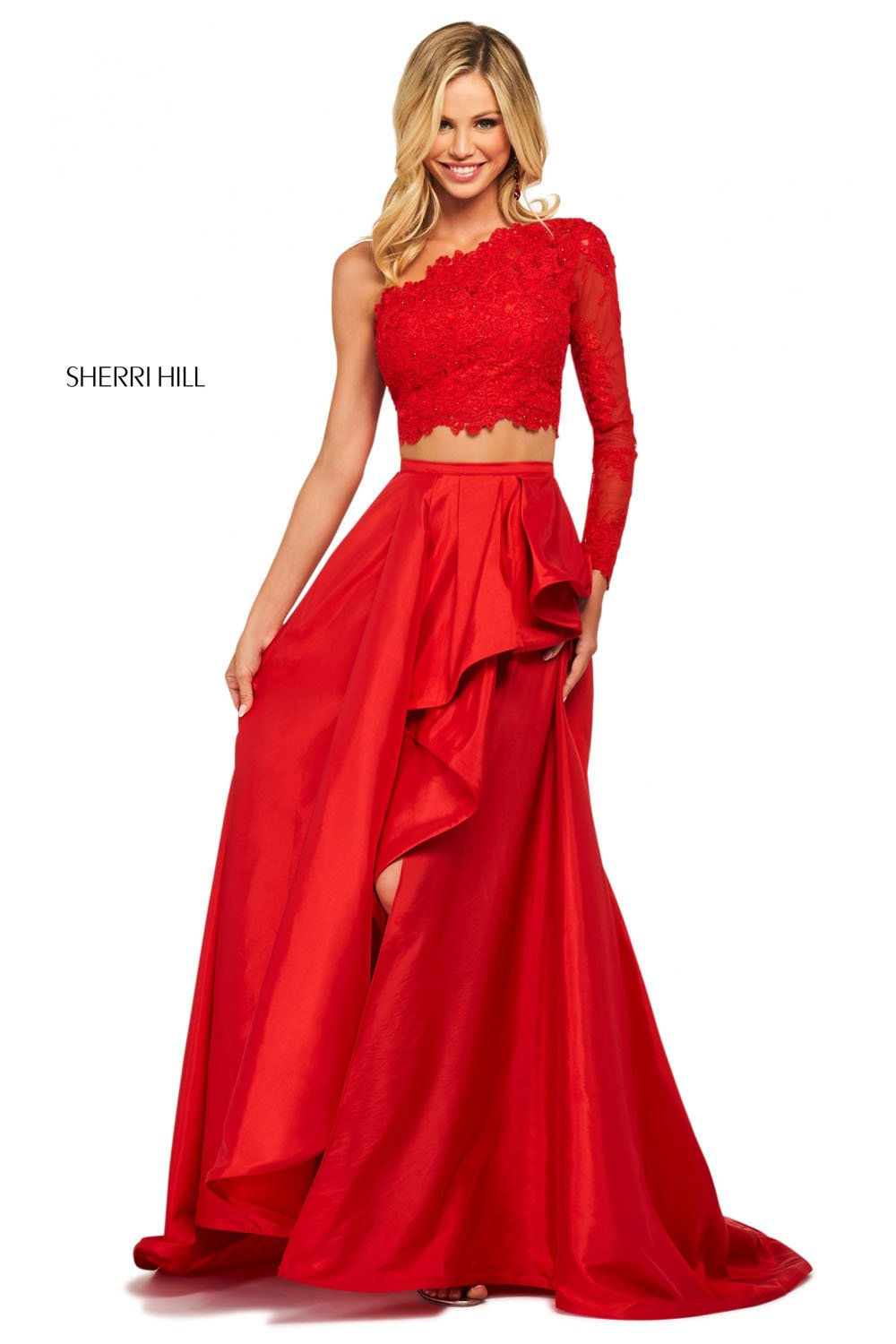 red sherri hill two piece dress Sherri Hill Prom - a unique and original collection of Prom Dresses Sherri Hill 9731 Queens Choice Morgantown WV| Pageant Specialist
