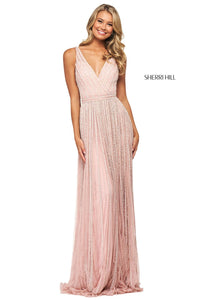 Sherri Hill 53867 dress images in these colors: Blush.