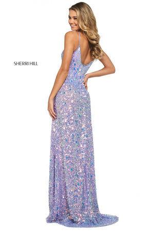 Sherri Hill 53893 dress images in these colors: Lilac.