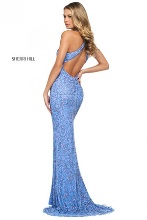 Sherri Hill 53897 dress images in these colors: Periwinkle.