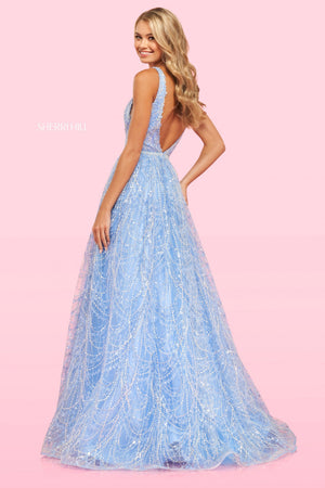 Sherri Hill 54041 dress images in these colors: Periwinkle.
