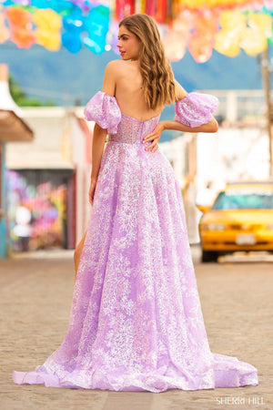 lilac prom dresses sherri hill Sherri Hill 56314 75-025 / Lilac / 12