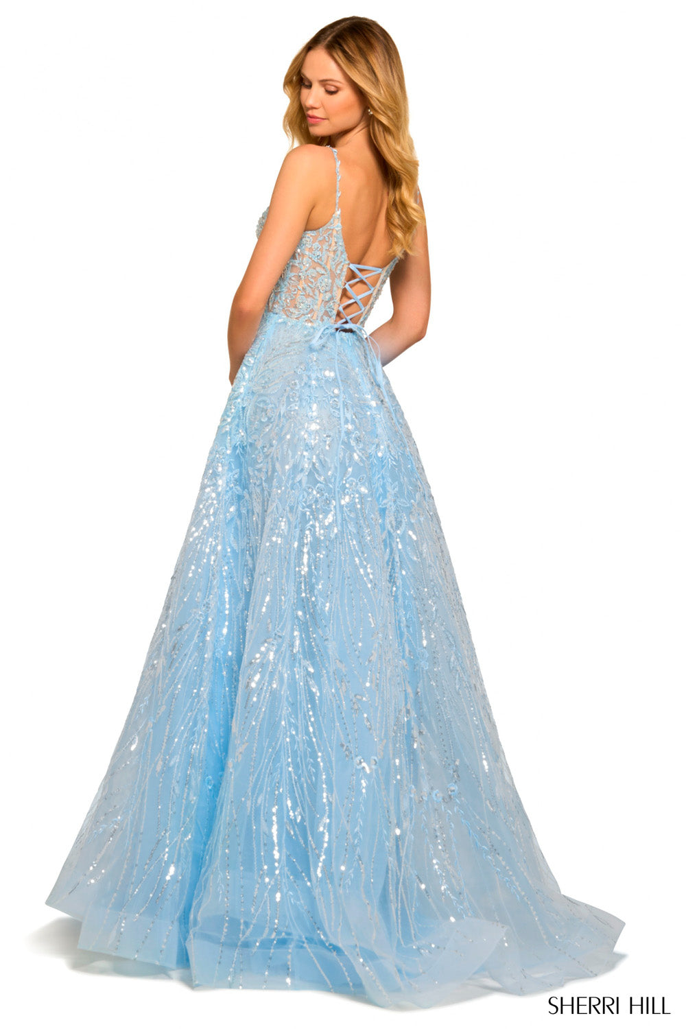 Sherri Hi Light Blue Prom Dresses