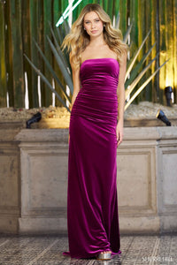 Sherri Hill 55761 formal dress images.  Sherri Hill 55761 is available in these colors: Emerald, Peacock, Black, Navy, Fuchsia, Ruby.