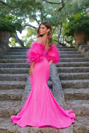 Ava Presley 28287 prom dresses images. Style 28287 by Ava Presley is available in these colors: Neon Hot Pink, White.