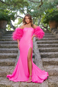 Ava Presley 28287 prom dresses images. Style 28287 by Ava Presley is available in these colors: Neon Hot Pink, White.