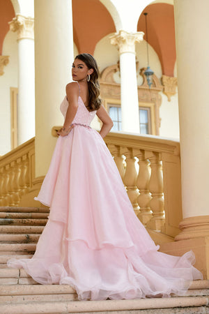 Ava Presley 28560 prom dresses images. Style 28560 by Ava Presley is available in these colors: Blush, Light Blue.