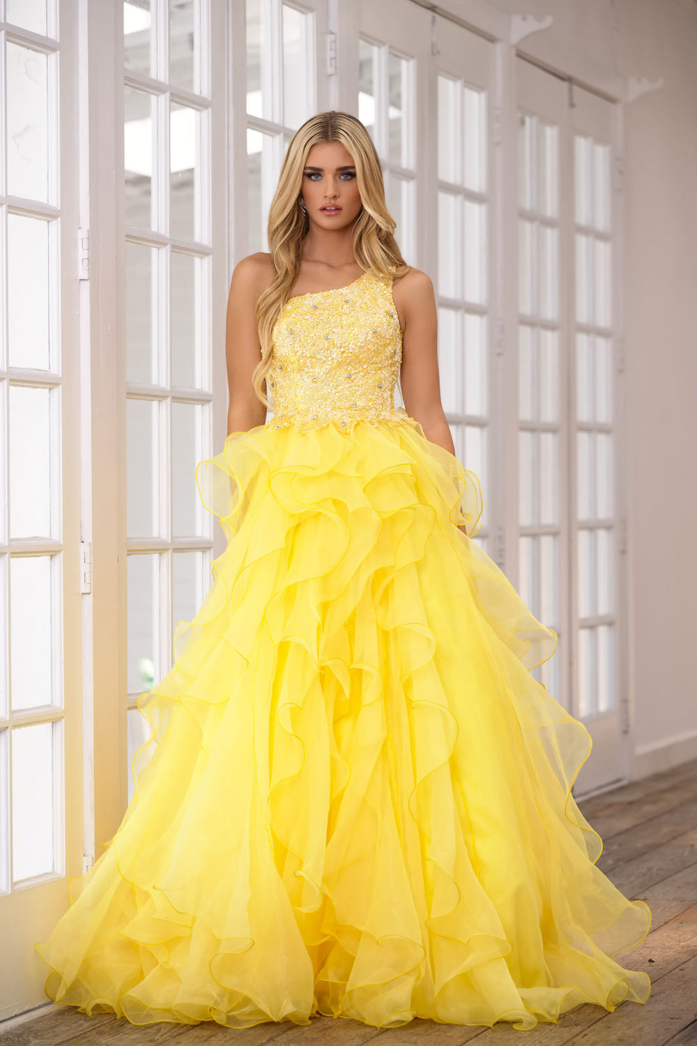 Ava Presley 28576 prom dresses images. Style 28576 by Ava Presley is available in these colors: Periwinkle, Yellow.