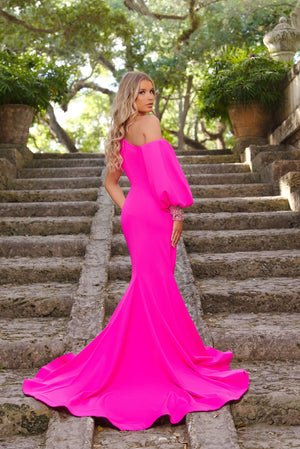 Ava Presley 38352 prom dresses images. Style 38352 by Ava Presley is available in these colors: White, Turquoise, Hot Pink.