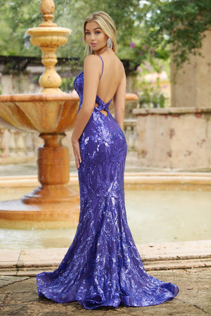 Ava Presley 38817 prom dress images. Style 38817 by Ava Presley is available in these colors: Hot Pink, Purple.
