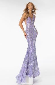 Ava Presley 39201 prom dresses images. Style 39201 by Ava Presley is available in these colors: Light Blue, Lilac.
