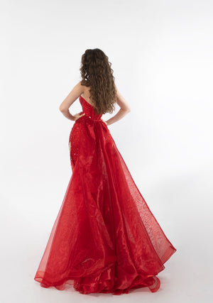 Ava Presley 39230 prom dresses images. Style 39230 by Ava Presley is available in these colors: Red, White, Light Blue.