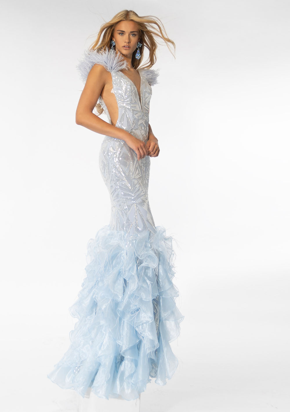 Ava Presley 39315 prom dresses images. Style 39315 by Ava Presley is available in these colors: Light Blue, Lilac.