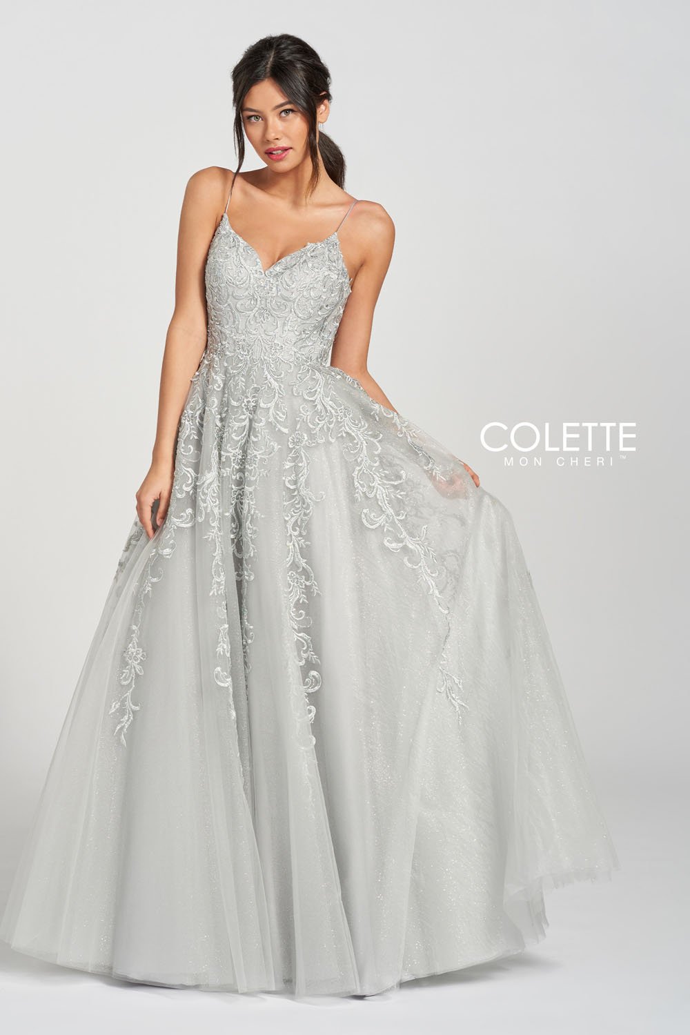 Colette CL12208 Platinum prom dresses.  Platinum prom dresses image by Colette.