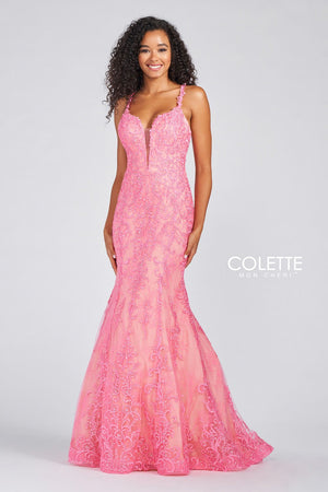 Colette CL12220 Bubblegum Nude prom dresses.  Bubblegum Nude prom dresses image by Colette.