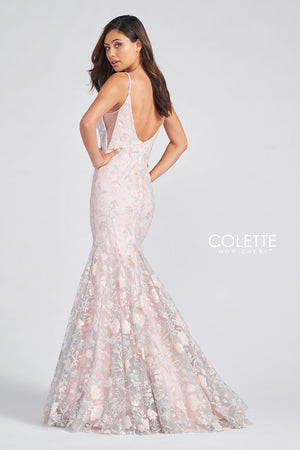 Colette CL12233 Blush Multi prom dresses.  Blush Multi prom dresses image by Colette.