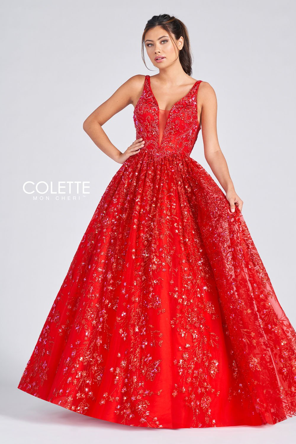 Colette CL12237 Red prom dresses.  Red prom dresses image by Colette.