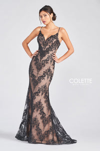 Colette CL12245 Black Nude prom dresses.  Black Nude prom dresses image by Colette.