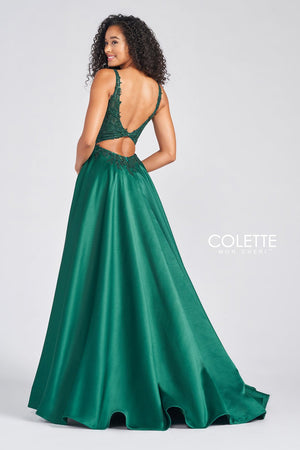 Colette CL12271 Emerald prom dresses.  Emerald prom dresses image by Colette.