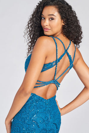 Colette CL12280 Turquoise prom dresses.  Turquoise prom dresses image by Colette.
