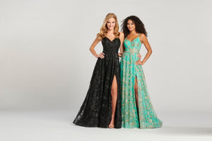 rose gold and turquoise dress Girls Pageant Ball Gown with Crystal Illusion Details