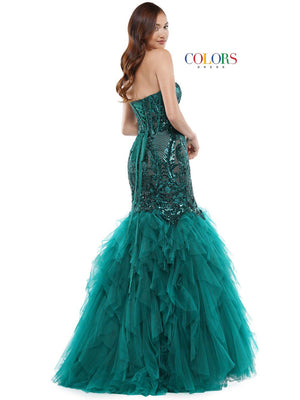 Colors Dress 2067 prom dress images.  Colors Dress 2067 is available in these colors: Black Nude, Emerald Nude, Wine Nude, Off White Nude.