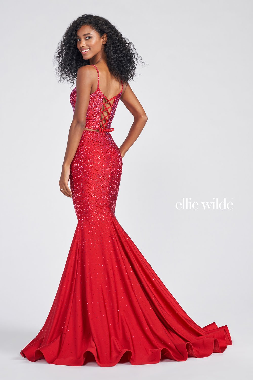 ruby formal dresses Tina Holly Couture Designer TW025 Ruby Red Glitter Formal Dress w Over Skirt Ruby Red / 24 AUS