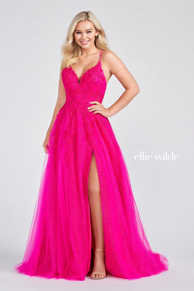 Ellie Wilde EW122014 Prom Dress - Fuchsia