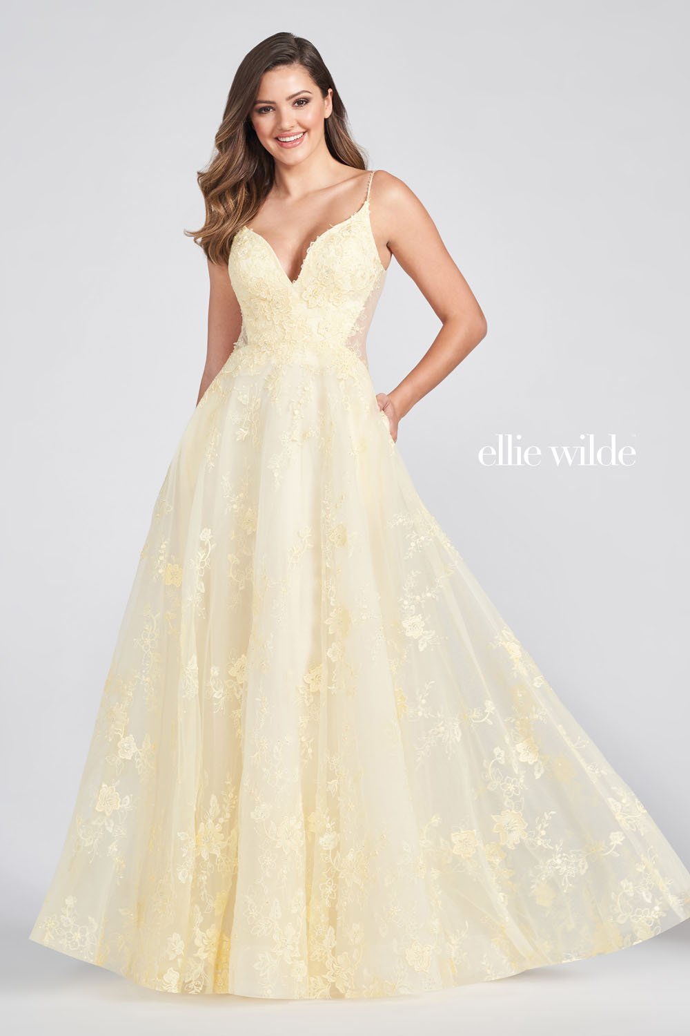 Ellie Wilde Style EW122053 | Ellie Wilde Dresses | International Prom Association 14 / Ivory Beige Ellie Wilde Style EW122053 | Ellie Wilde Dresses | International Prom Association 14 / Ivory Beige