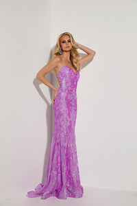 Jasz Couture 7430 prom dress images.  Jasz Couture 7430 is available in these colors: Lilac, Aqua, Hot Pink, Yellow, Orange.